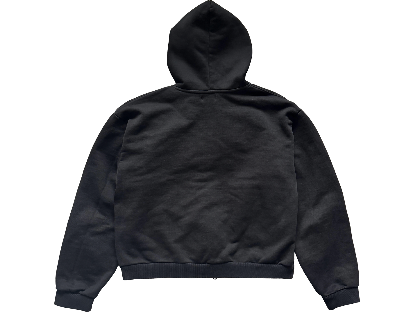 Shrunken Zip-Up Hoodie