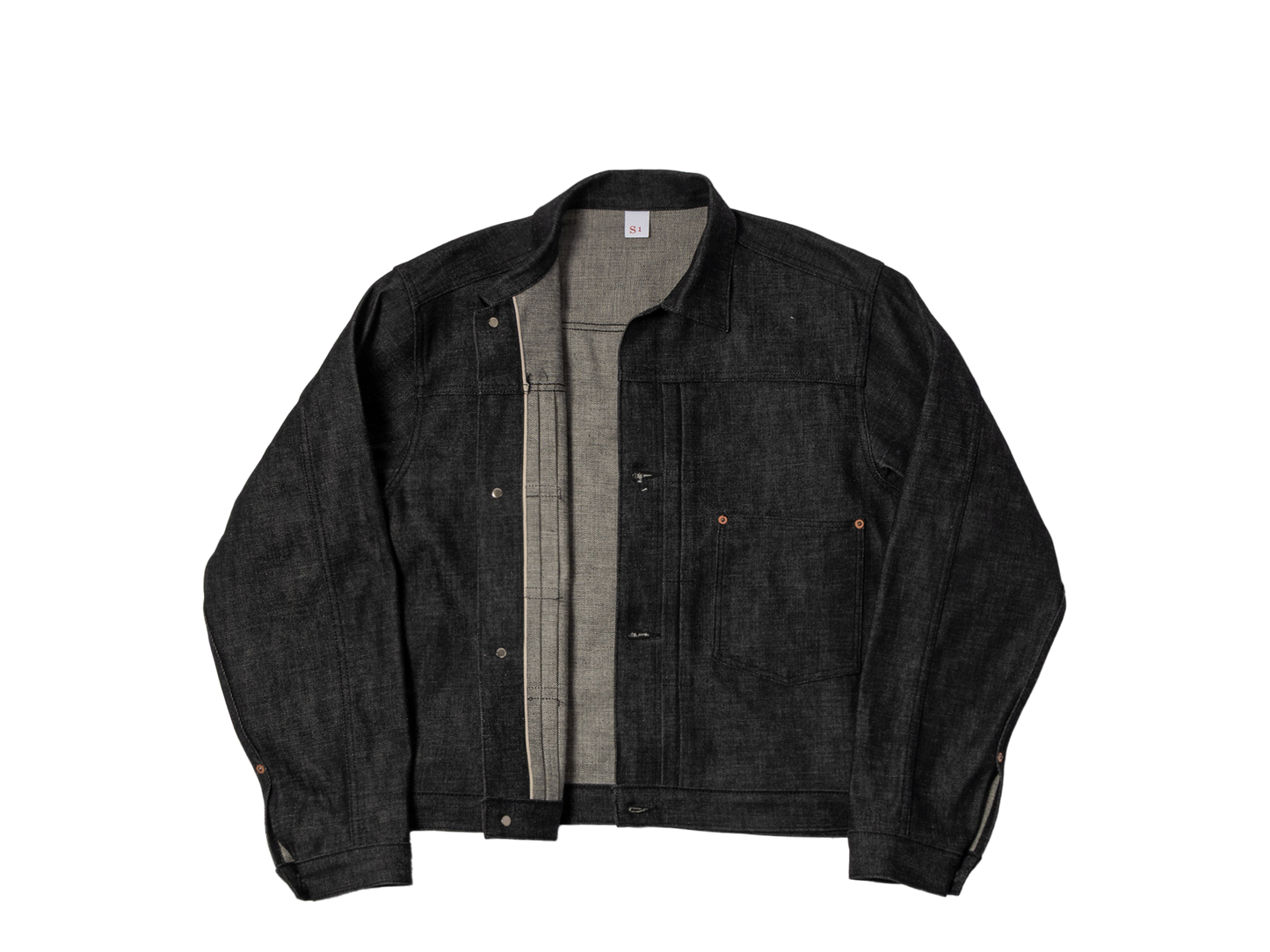 WWII Type 1 Denim Jacket - Black Selvedge